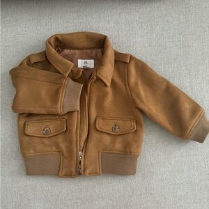 Banana Republic light brown suede jacket 6-12 months